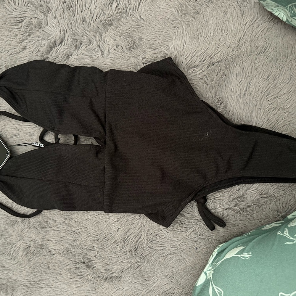 Black One Piece Swimsuit